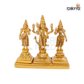 BRASS MURUGAN VALLI DEIVANAI SET